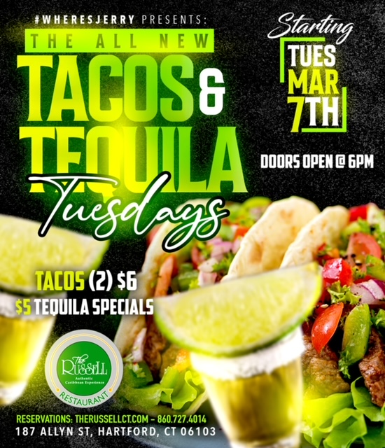 Tacos Tequila Tuesdays The Russell